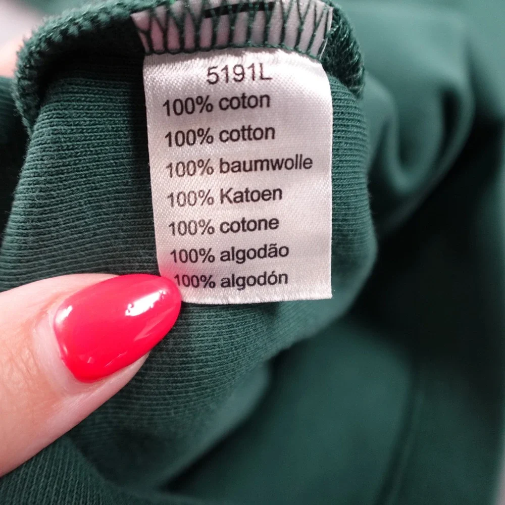 Lacoste Pullover Mens 6 Extra Large Green 1/4 Zip Mock Neck Cotton Crocodile